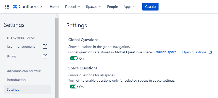 Global settings screenshot 1