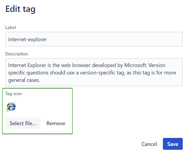 Introducing tag icons screenshot 3