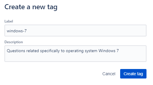 Assigning tags to questions screenshot 5