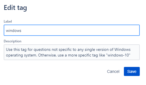 Assigning tags to questions screenshot 6