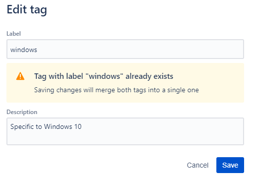 Assigning tags to questions screenshot 8