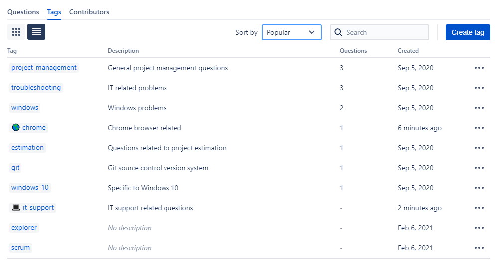 Tags tab improvements screenshot 3