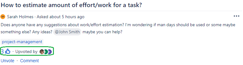 Redesign of voting experience screenshot 1