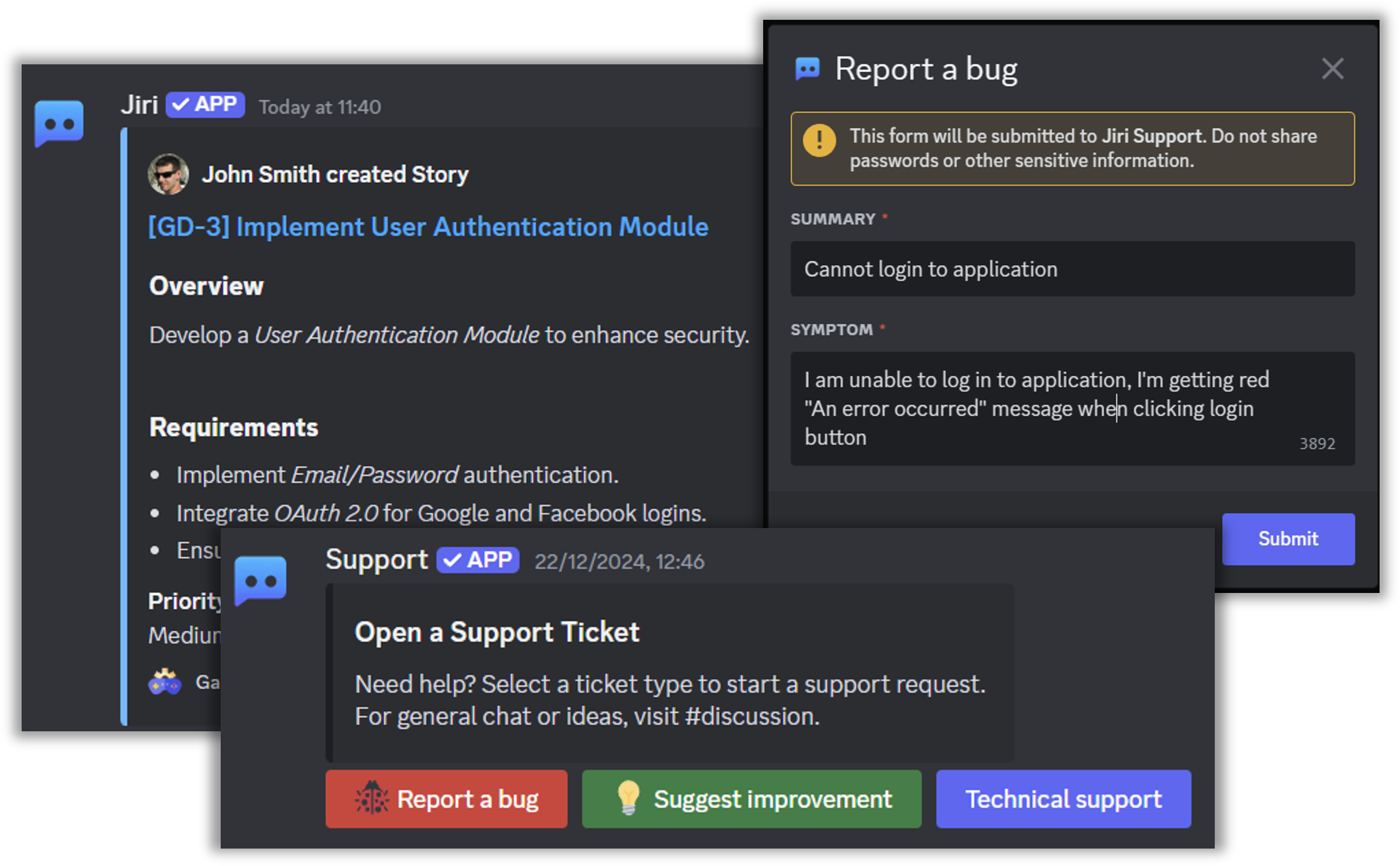 Discord for Jira preview